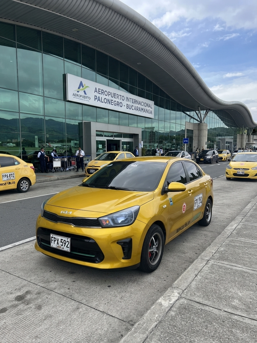 Taxi premium en el Aeropuerto Internacional Palonegro, Bucaramanga